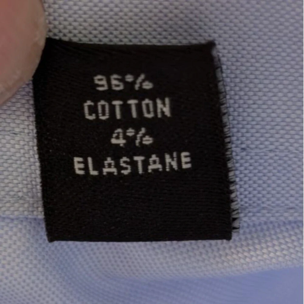 Lauren Ralph Lauren Black Label Shirt Mens L Blue Regular Fit Stretch NWOT - Picture 7 of 9